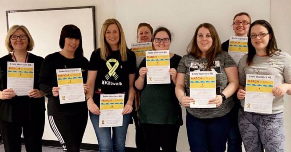 Endo Warriors, West Lothian create March for March event - www.dailyrecord.co.uk