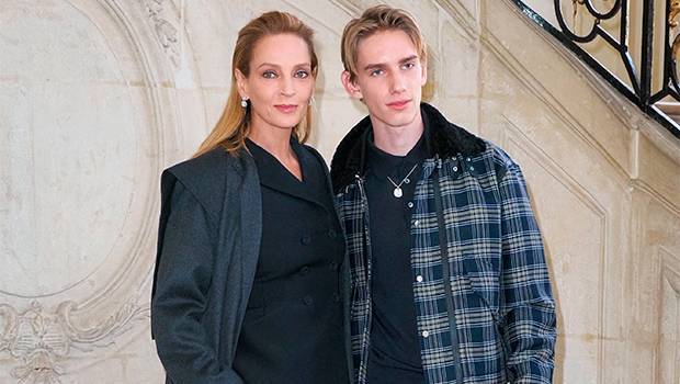 Uma Thurman, 49, Ethan Hawke’s Son, Levon, 18, Towers Over His Mom At Paris Fashion Week - hollywoodlife.com - Paris