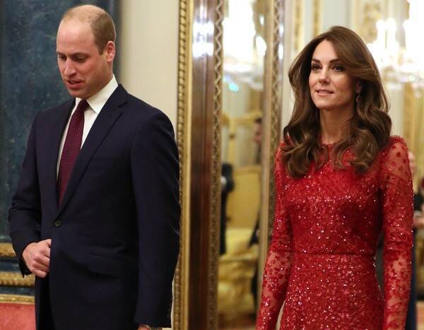 Kate Middleton Lights Up the Room in a Red Sequins Dress During Royal Engagement - www.eonline.com