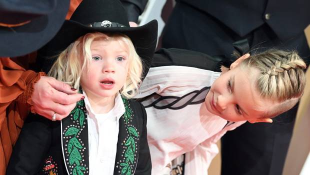 Pink’s Daughter, 8, Dresses Up Like Cinderella With A Cute Hair Bun Son Jameson, 3, Is Woody - hollywoodlife.com