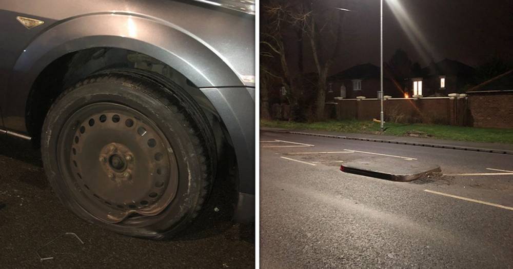 The 'invisible' traffic island that has left drivers with blowouts and 'knackered' wheels - www.manchestereveningnews.co.uk