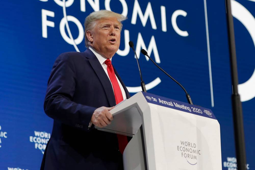 Present Trump Tells Davos U.S. Is “Winning Like Never Before” As Impeachment Trial Begins - variety.com - Switzerland