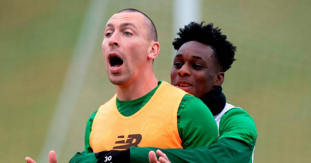 5 things we spotted from Celtic training as Scott Brown shocked by club's new prankster - www.dailyrecord.co.uk