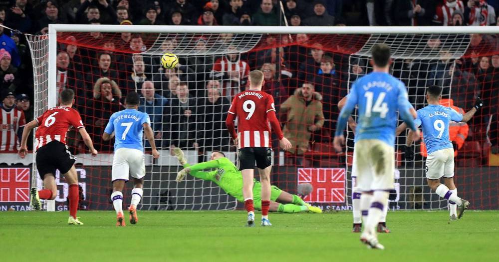 Pep Guardiola hints at Man City penalty change after Gabriel Jesus miss vs Sheffield United - www.manchestereveningnews.co.uk - Brazil - Manchester