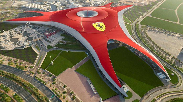 Soon you'll be able to walk on TOP of Ferrari World's giant red roof - www.ahlanlive.com - city Abu Dhabi