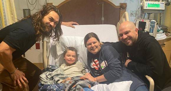 Jason Momoa spends quality time with children at a hospital, calls it 'the greatest part of being Aquaman' - www.pinkvilla.com