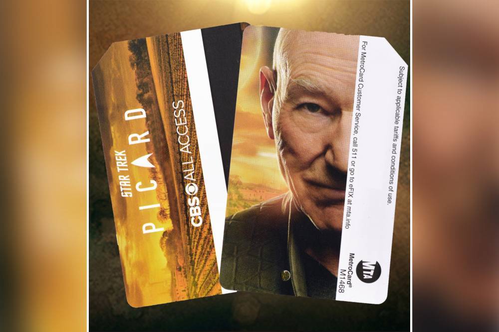 Here’s where to get ‘Star Trek: Picard’ MetroCards featuring Patrick Stewart - nypost.com - France - Manhattan