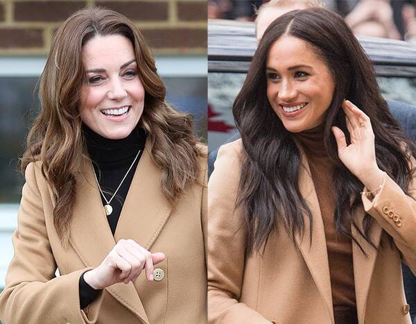 Kate Middleton Takes A Style Cue From Meghan Markle With Chic Camel Coat - www.eonline.com - Centre