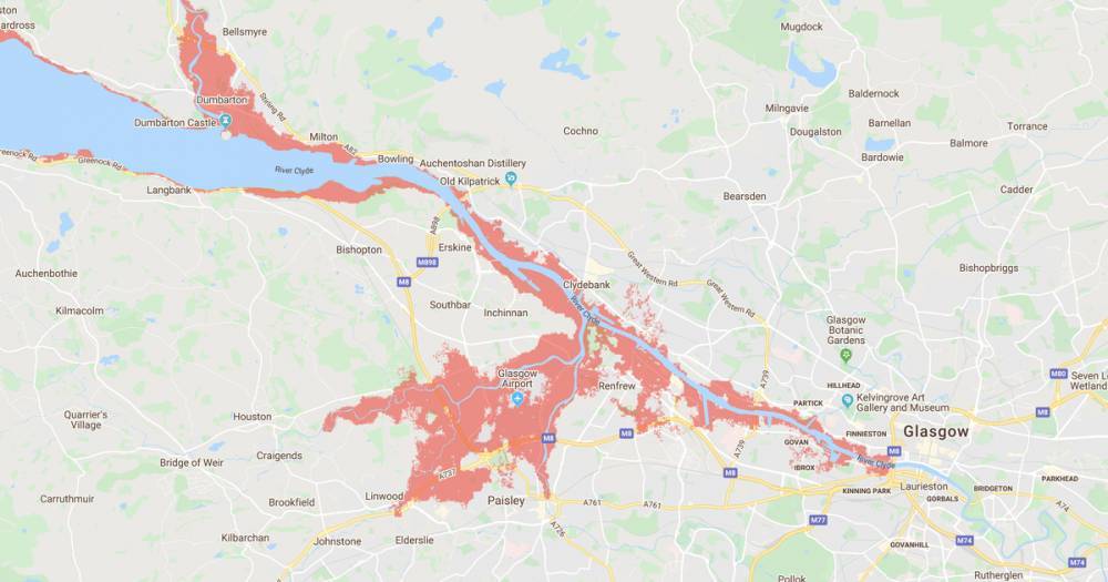 Frightening climate change map shows Scottish cities under water in 2050 - www.dailyrecord.co.uk - Scotland