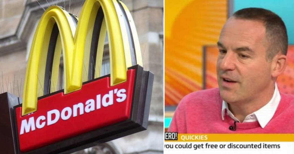 Martin Lewis' top tip for getting free food at McDonald's - and there's no catch - www.manchestereveningnews.co.uk - Britain