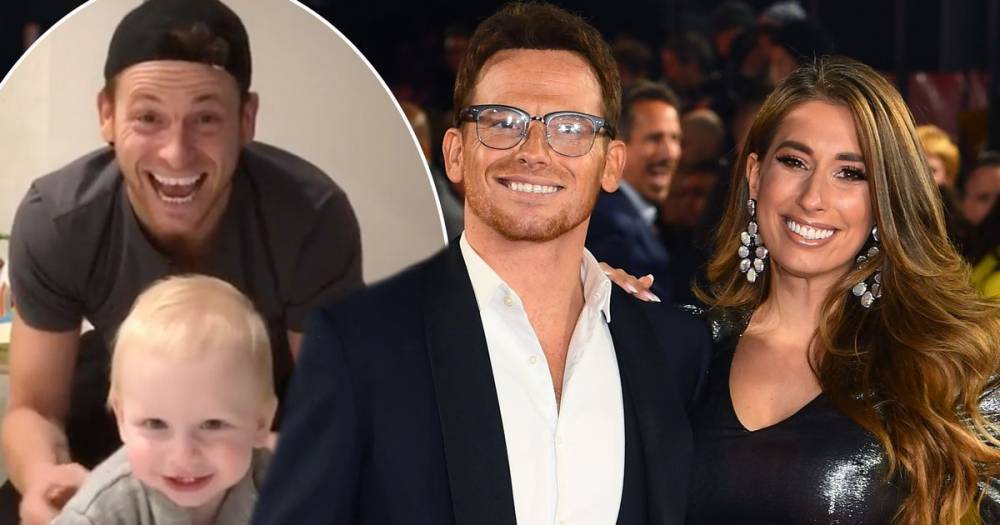 Joe Swash says he's a 'proud dad' as baby son Rex starts crawling in adorable video - www.ok.co.uk