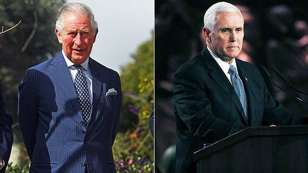 Prince Charles Publicly Snubs Mike Pence By Blowing Off His Handshake — Watch - hollywoodlife.com - USA - Israel