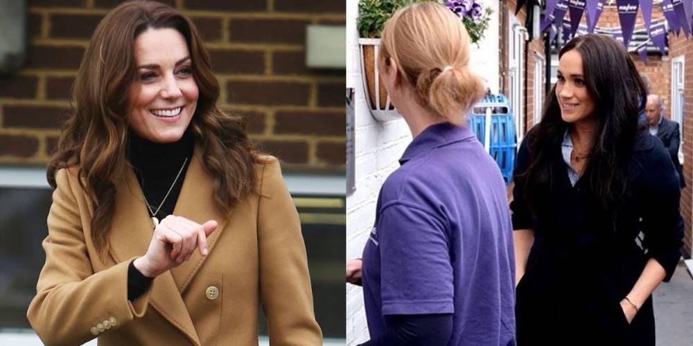 Kate Middleton and Meghan Markle Are Glowing In Massimo Dutti Coats - www.marieclaire.com