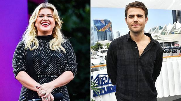 Kelly Clarkson Fangirls Hard Over Paul Wesley On Her Show: ‘What Up Stefan?’ – Watch - hollywoodlife.com