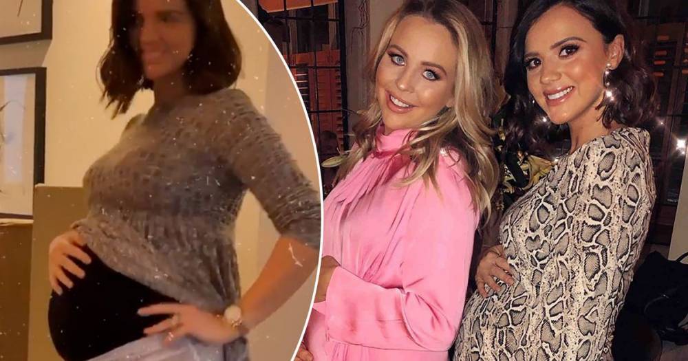 Lucy Mecklenburgh models adult nappies as she packs hospital bag with Lydia Bright ahead of their due dates - www.ok.co.uk