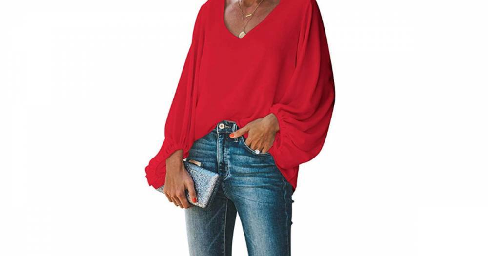 Feel Like a Style Star With the Help of This Dreamy Balloon-Sleeve Blouse - www.usmagazine.com