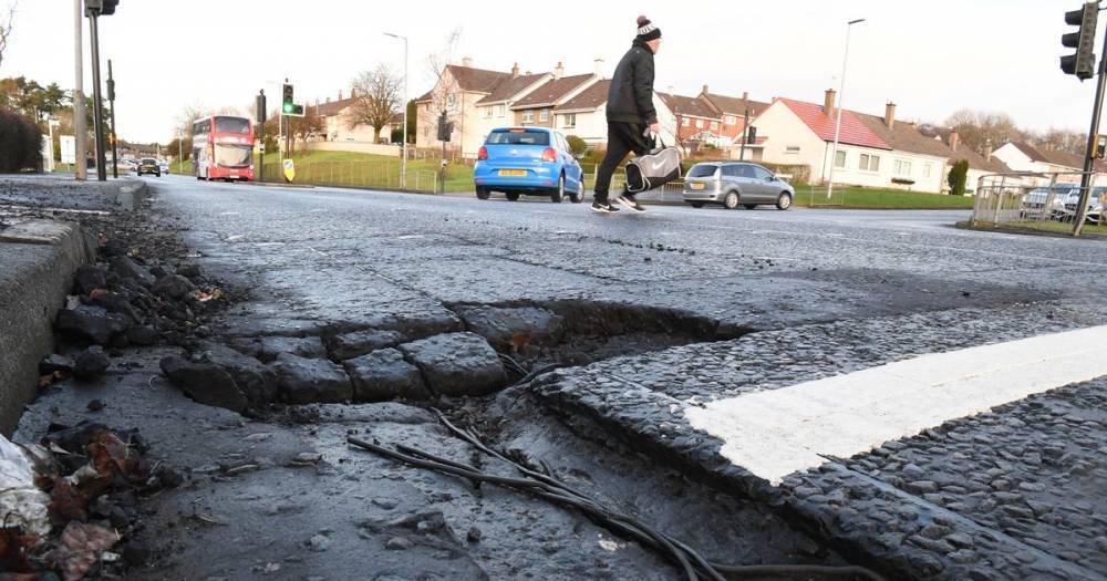 Pothole nightmare for East Kilbride drivers despite £11m roads investment - www.dailyrecord.co.uk