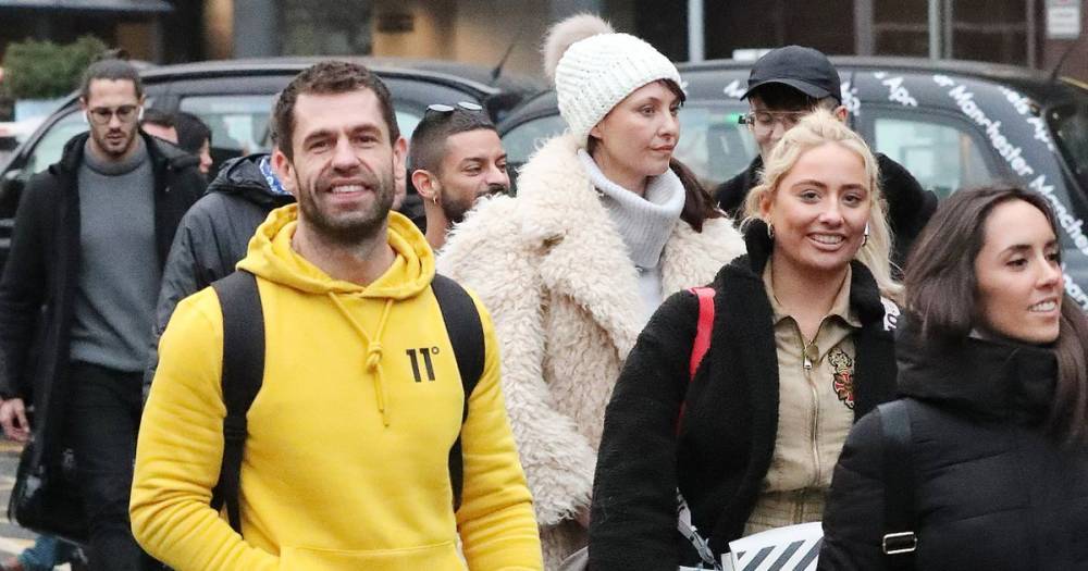 Kelvin Fletcher all smiles as Strictly stars arrive in Manchester for live tour - despite their bus being late - www.manchestereveningnews.co.uk - Manchester