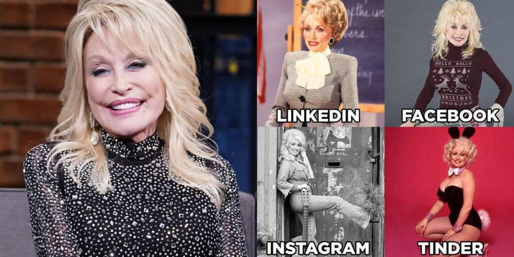 Dolly Parton, Icon, Started a Viral "LinkedIn, Facebook, Instagram, Tinder" Meme - www.marieclaire.com