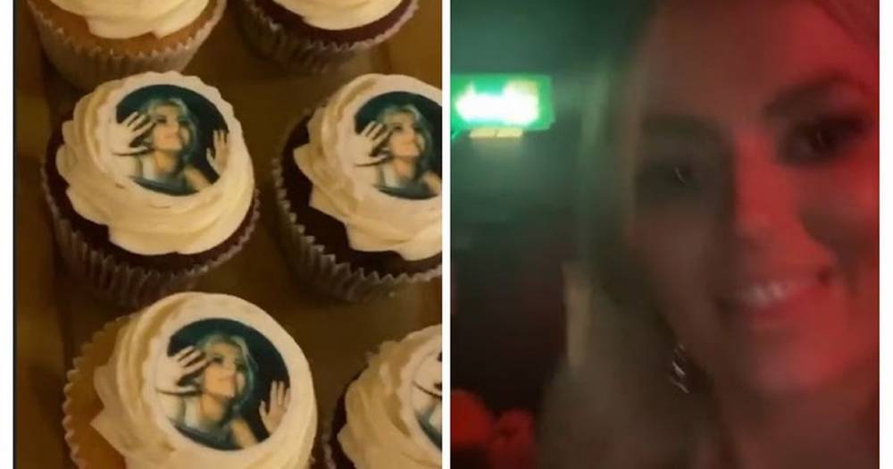 Inside Lucy Fallon's leaving party as she pokes fun at herself with personalised cupcakes - www.manchestereveningnews.co.uk - Britain - Manchester