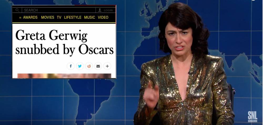 ‘SNL’s Melissa Villaseñor Calls Out Greta Gerwig’s Oscar Snub “Because Of White Male Rage” - deadline.com - Hollywood