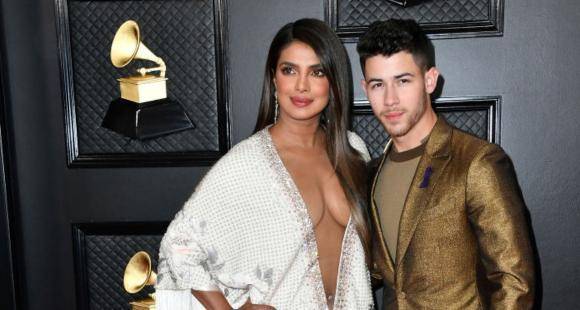 Grammys 2020: Priyanka Chopra adds glamour to the red carpet with her plunging gown alongside Nick Jonas - www.pinkvilla.com