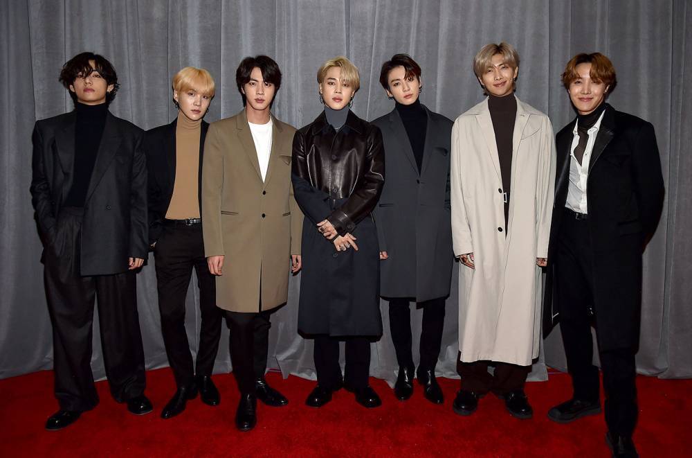 BTS Hit the 2020 Grammys Red Carpet in Stylish Winter Looks: See the Pics - www.billboard.com