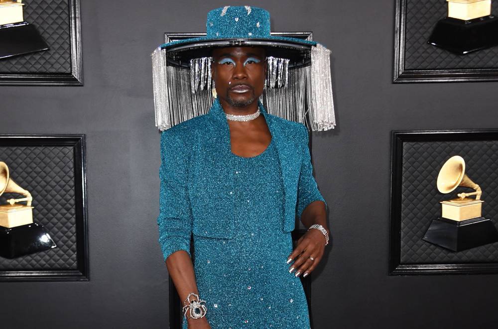 Billy Porter Proves His Red Carpet Mastery With Sparkly Motorized Hat &amp; Jumpsuit at 2020 Grammys - www.billboard.com