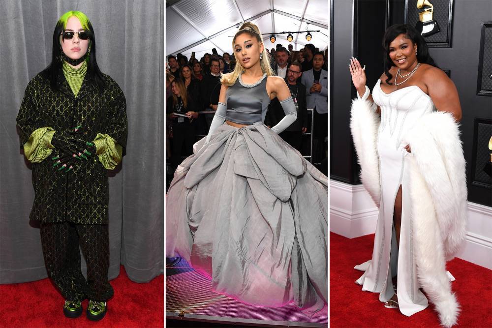 Ariana Grande, Billie Eilish, Lizzo dazzle on Grammys red carpet - nypost.com - Los Angeles