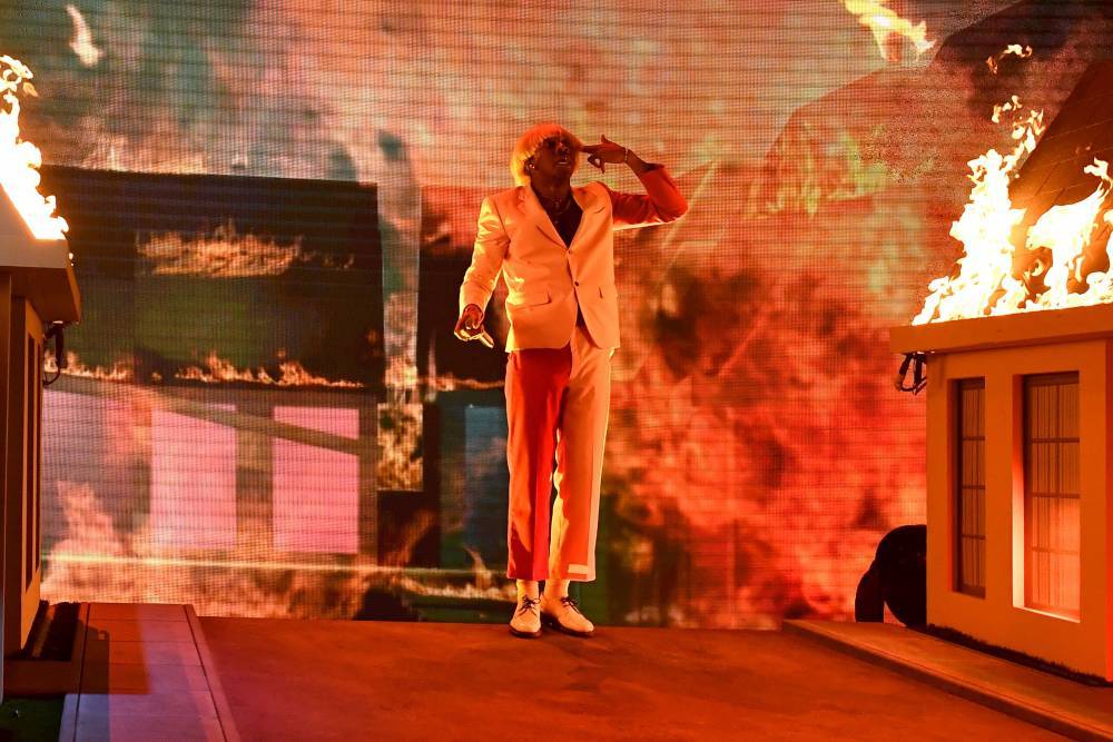 Tyler, The Creator Performs Fiery Medley at Grammys with Boyz II Men - variety.com - county Wilson