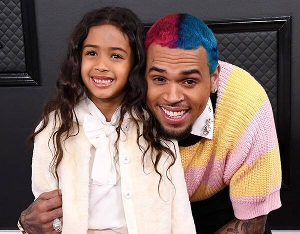 Chris Brown &amp; Other Celebs Who Brought Their Kids As a Plus-One to the Grammys - www.eonline.com