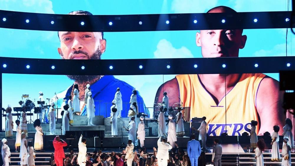John Legend, DJ Khaled and More Honor Nipsey Hussle and Kobe Bryant at 2020 GRAMMYs - www.etonline.com