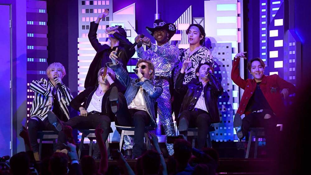 Lil Nas X, BTS, Billy Ray Cyrus and More "Old Town Road All-Stars" Give Epic Performance at the Grammys - www.hollywoodreporter.com - Los Angeles