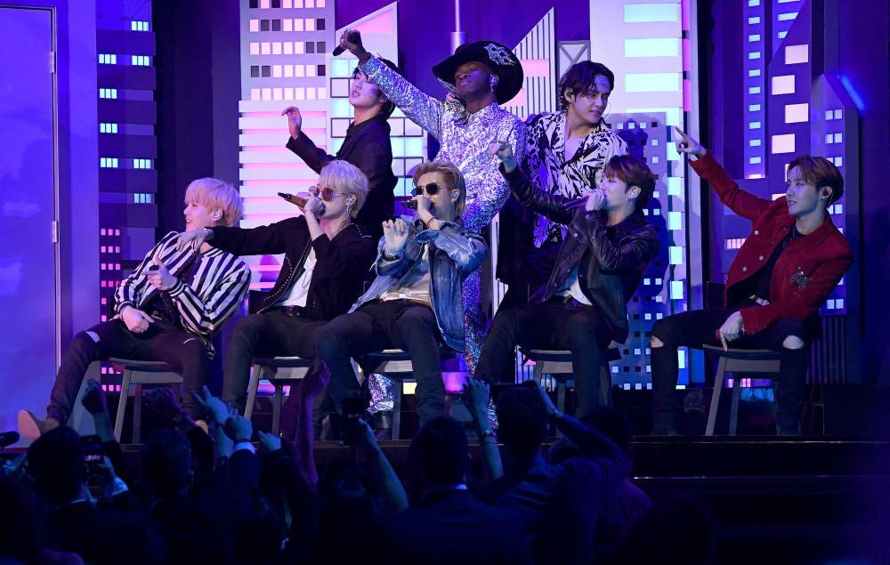 Watch BTS become first Korean act to perform at the Grammys with Lil Nas X collaboration - www.nme.com - North Korea