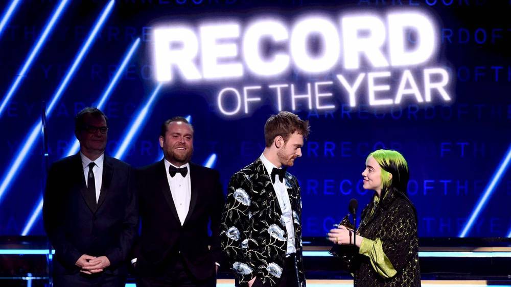 Grammys: Billie Eilish Becomes Youngest Record of the Year Winner Ever - www.hollywoodreporter.com
