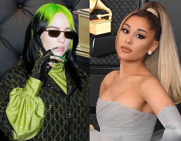 Ariana Grande Has the Best Reaction to Billie Eilish Shouting Her Out at the 2020 Grammys - www.eonline.com