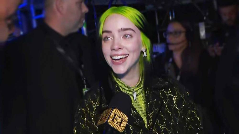 Billie Eilish Reacts to 'Surreal' Record-Breaking Wins at the 2020 GRAMMYs (Exclusive) - www.etonline.com - county Cross
