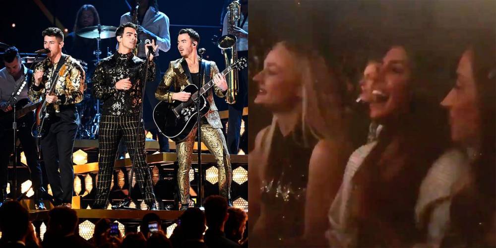Priyanka, Sophie, and Danielle Were the Best Part of the Jonas Brothers' Grammys Performance - www.marieclaire.com