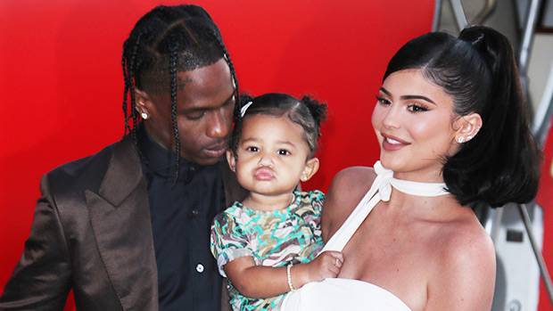 Kylie Jenner Travis Scott Reunite At Launch Of Stormi-Inspired Cosmetics Collection — See Pic - hollywoodlife.com