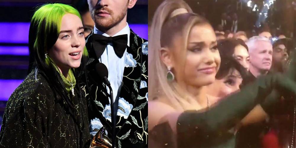 Ariana Grande Had the Best Reaction to Billie Eilish Saying She Deserved Album of the Year Grammy - www.elle.com
