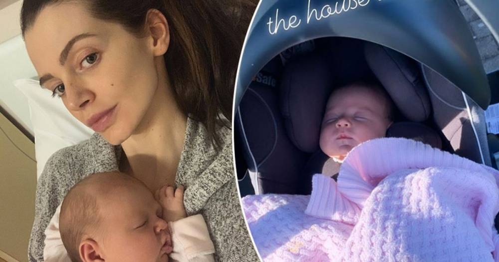 Emma McVey takes baby Primrose for walk in rare outing amid her ill health after opening up on 'depression' - www.ok.co.uk