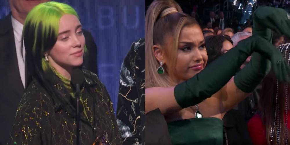 Ariana Grande's Reaction to Billie Eilish Beating Her at the Grammys Is So Pure - www.harpersbazaar.com