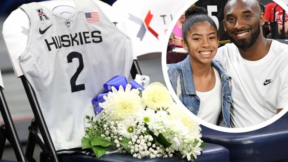 Kobe Bryant's Daughter Gianna Honored By UConn Women's Basketball Team Following Tragic Crash - www.etonline.com - USA - California - state Connecticut