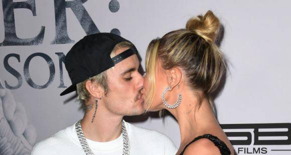 Justin Bieber and wife Hailey Bieber indulge in some serious PDA at the singer's YouTube series premiere - www.pinkvilla.com