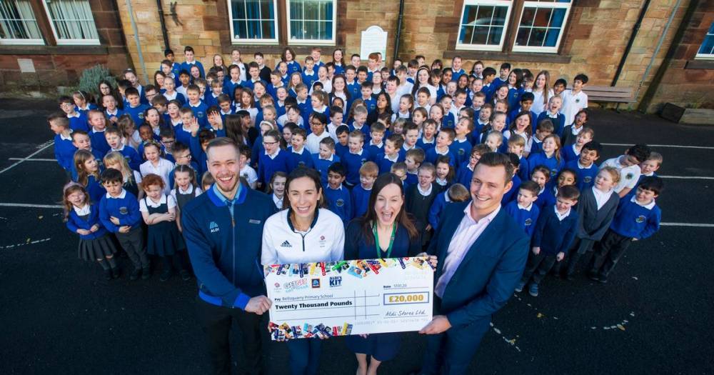 Supermarket make significant donation for West Lothian school to buy sporting equipment - www.dailyrecord.co.uk - county Livingston