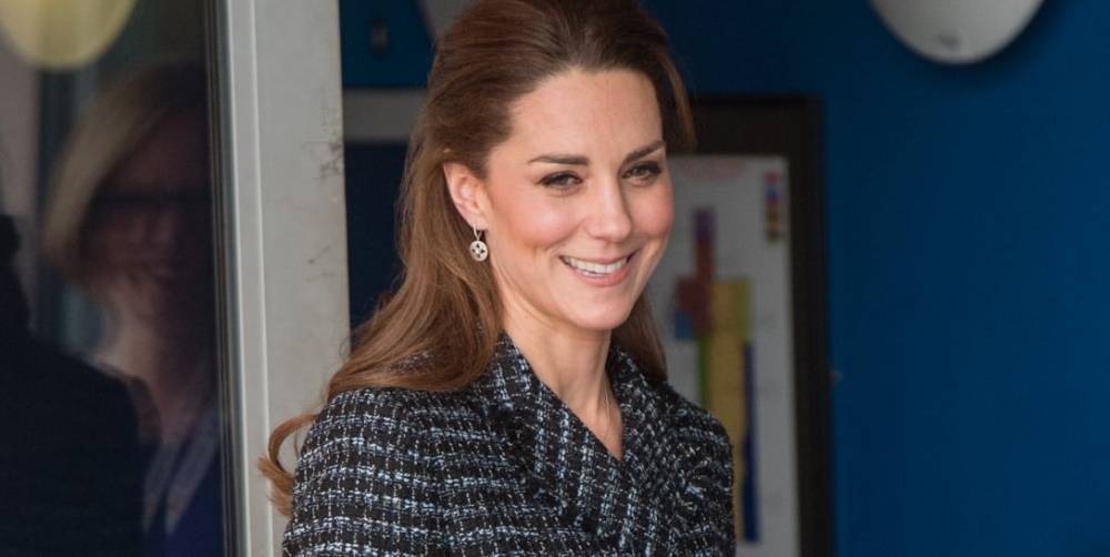 Kate Middleton Dons Tweed Dolce &amp; Gabbana for a Children’s Hospital Visit - www.harpersbazaar.com