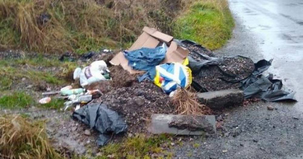 Council report a massive upsurge in fly-tipping in West Lothian - www.dailyrecord.co.uk