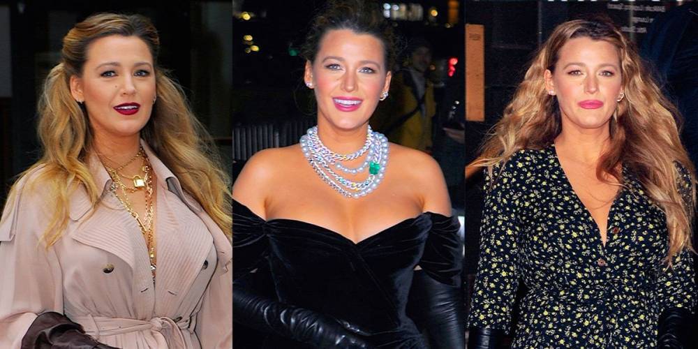 Blake Lively Wore Three Totally Different Dresses in One Day for Her 'The Rhythm Section' Press Tour - www.elle.com - New York