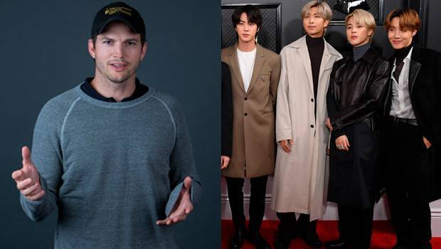 Ashton Kutcher Carries Jimin Jin During Intense Game Of Hide Seek With BTS: Twitter Freaks Out - hollywoodlife.com