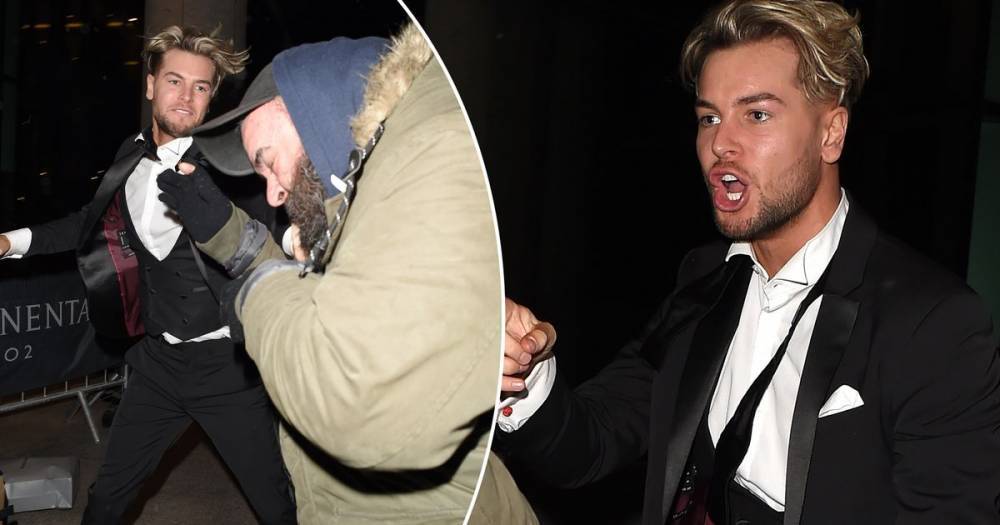 Chris Hughes pictured in shock altercation with photographer after girlfriend Jesy Nelson’s big win at NTAs - www.ok.co.uk